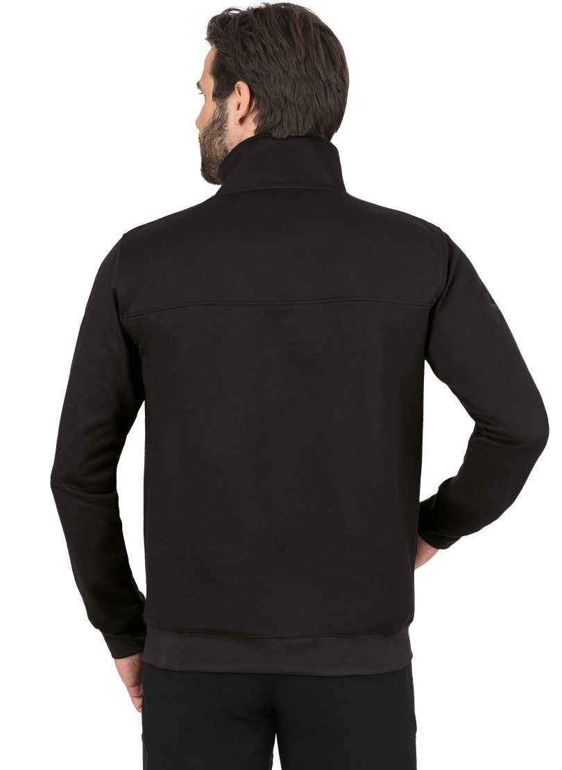 Trigema Sweatshirt TRIGEMA Sweatshirt mit Reißverschluss