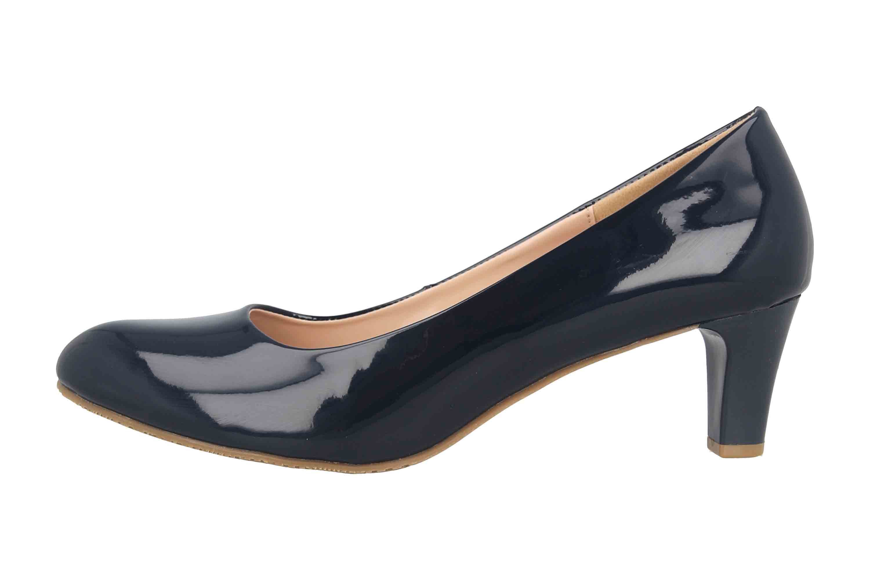 LadyPepp 2GY0211501 Navy Patent Pumps