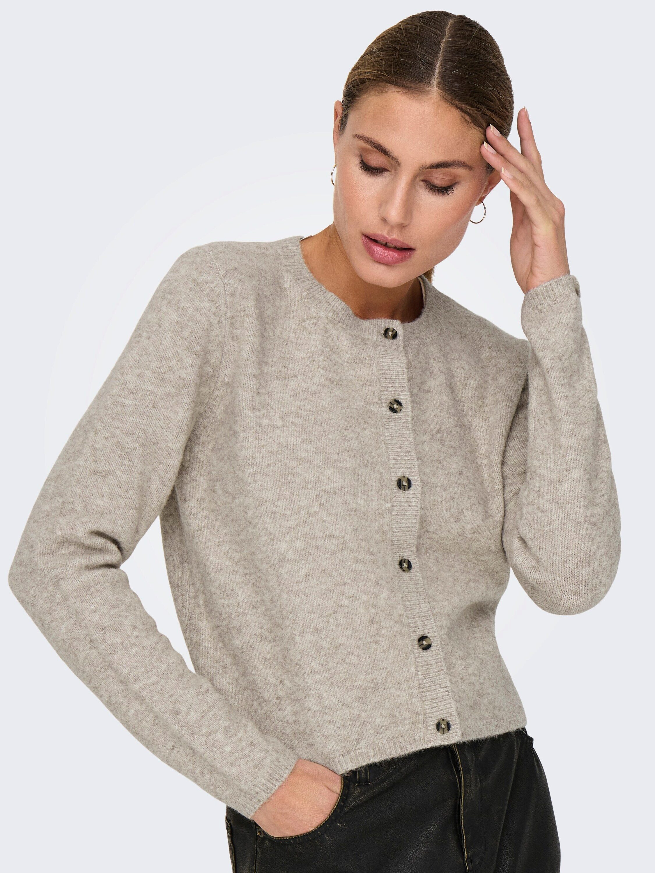 JDY Strickjacke JDYChloe (1-tlg) Plain/ohne Details – Bild 4 von 5