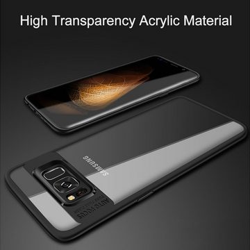 König Design Handyhülle Samsung Galaxy S8 Plus, Samsung Galaxy S8 Plus Handyhülle Backcover Rot