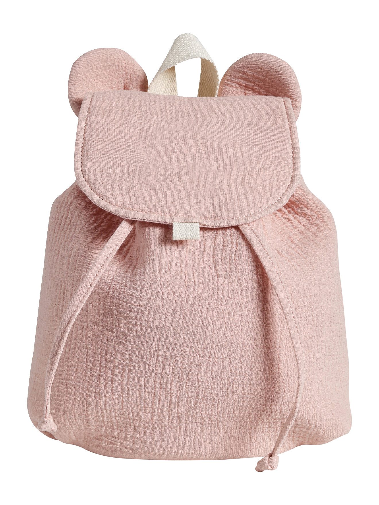 vertbaudet Rucksack Kinder Kita-Rucksack aus Musselin mit Ohren