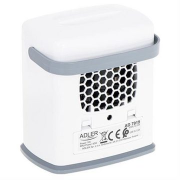 Adler Ventilatorkombigerät AD 7919 3 in 1 Luftkühler mit Wassertank, Tischventilator, mobiler Verdunstungskühler, USB, Batterie, Timer