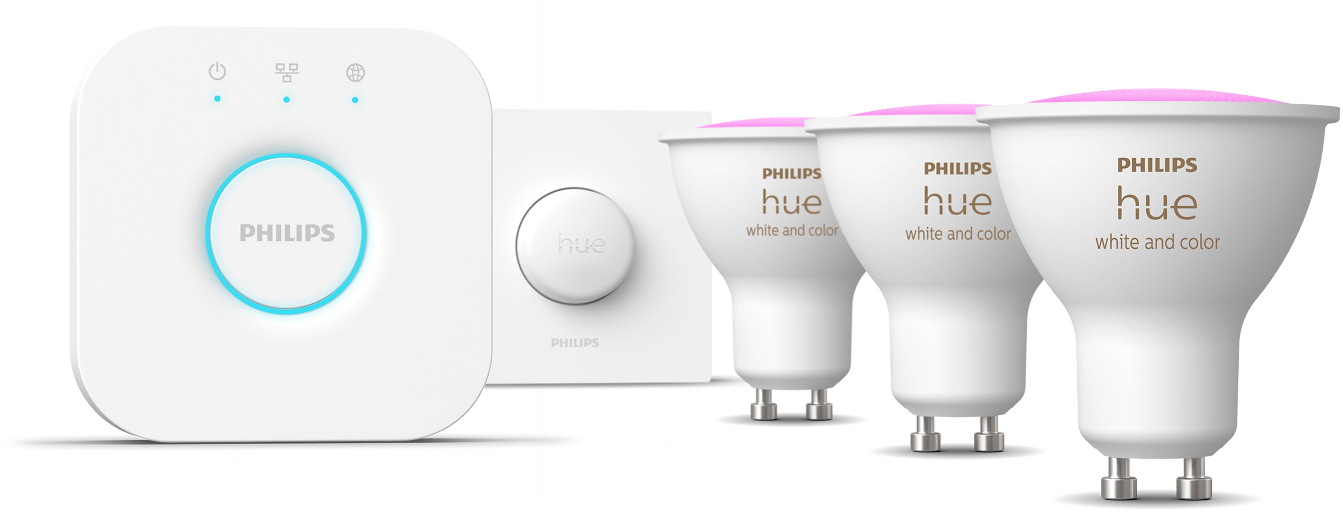 LED-Leuchtmittel Starter Kit White and Color Ambiance 3x400lm