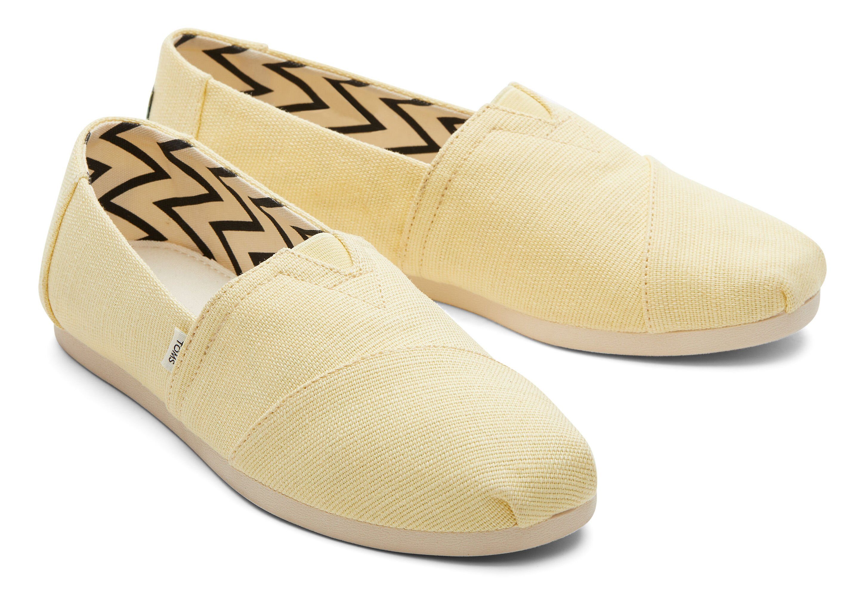 TOMS Banana Alpargatas Mokassin Yellow Heritage