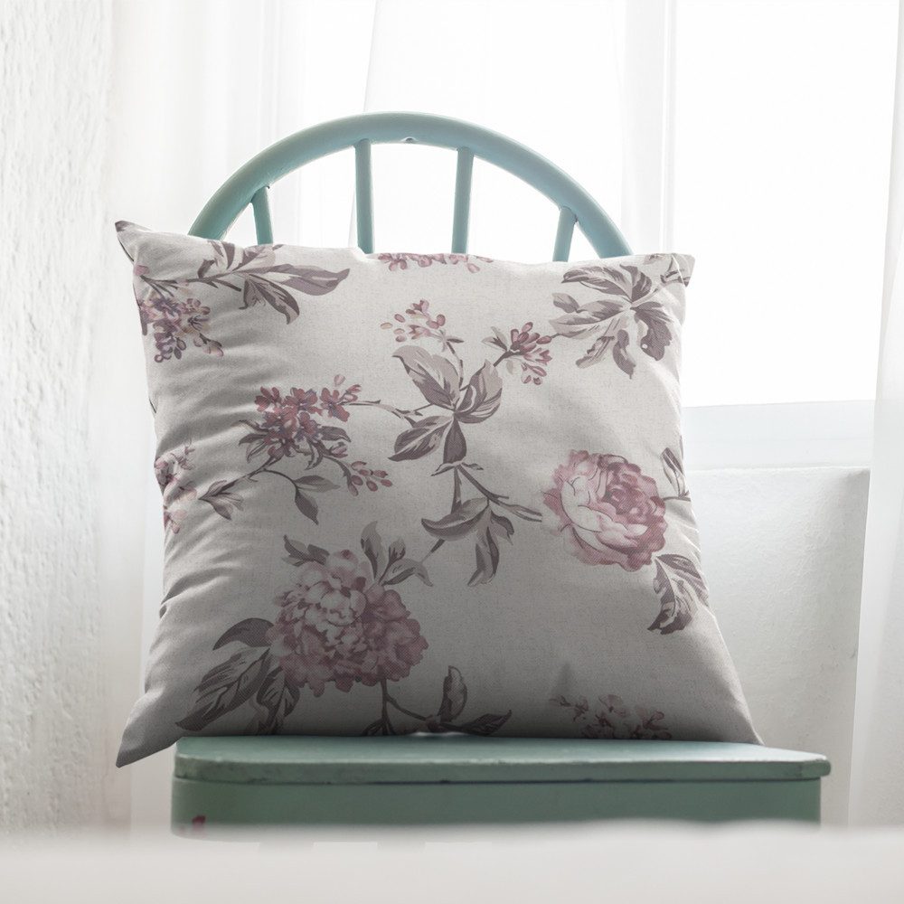 novely® Stoff HANAU ROSEN - Möbelstoff mit Rosen-Print, Robust, Pflegeleicht, Waschbar, Meterware, 1lfm – Bild 4 von 4