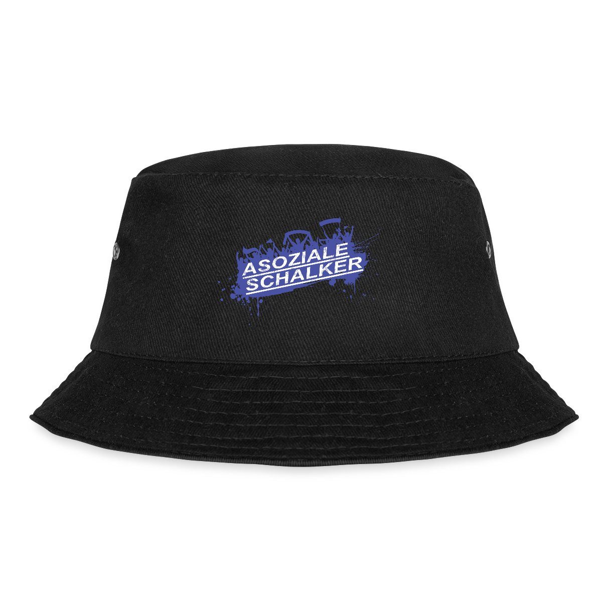 Spreadshirt Sonnenhut Asoziale Schalker Fan Design Schalke Fußball Fischerh günstig online kaufen