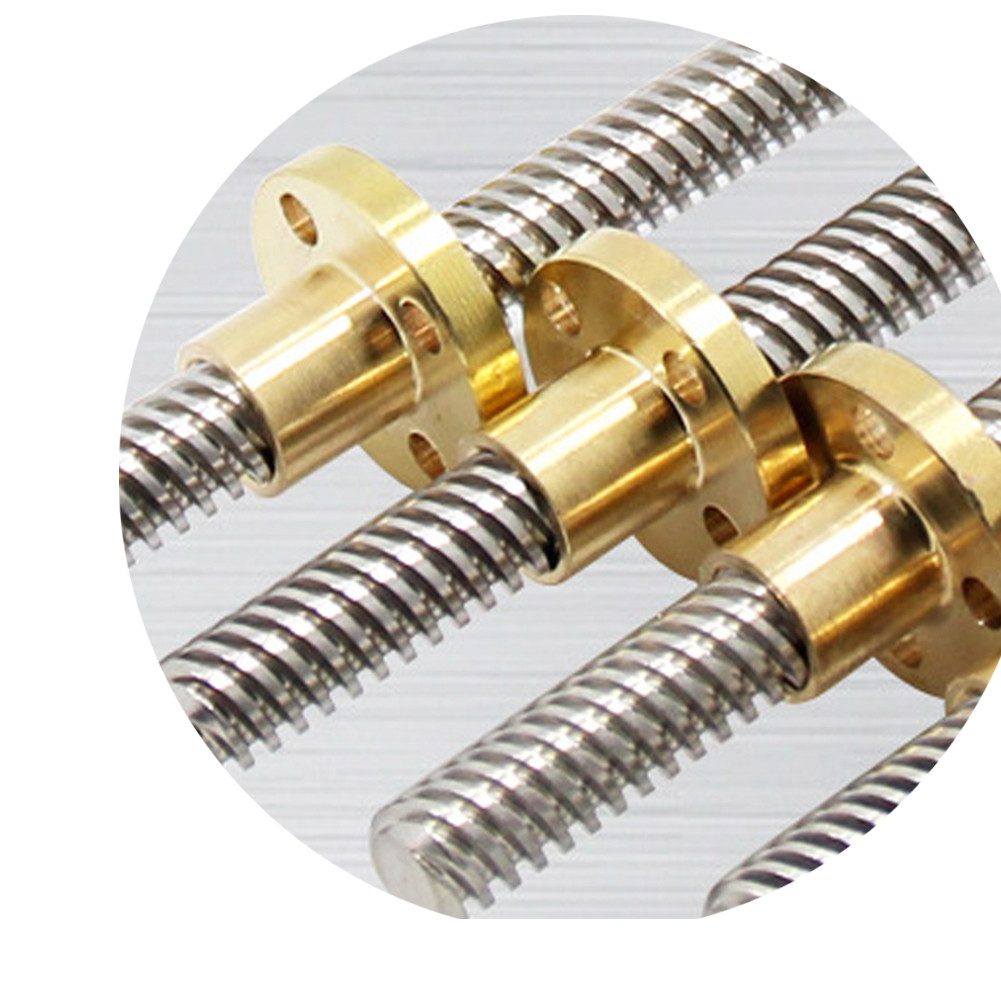 euroharry 3D-Drucker 2 Stück 3D Drucker T8 Gewindespindel Stange Lineare Stangenwelle