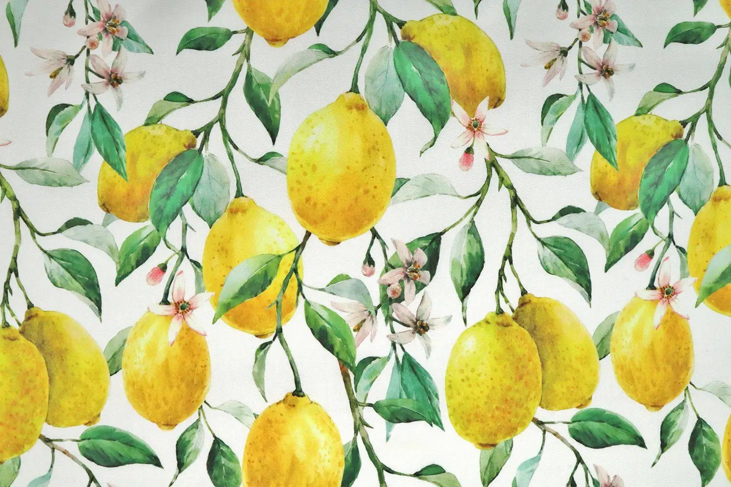 Stofferia Stoff Outdoorstoff Dralon Teflon Zitrone Gelb, Meterware