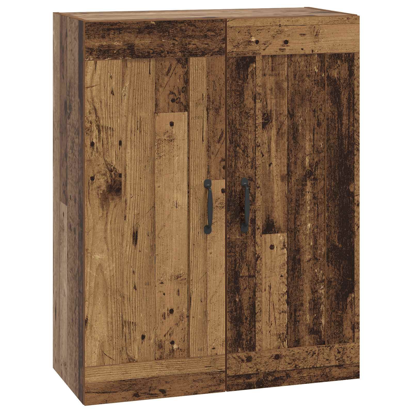 vidaXL Hängeschrank Wandschrank Altholz 69,5 x 34 x 90 cm Holzwerkstoff (1-St)