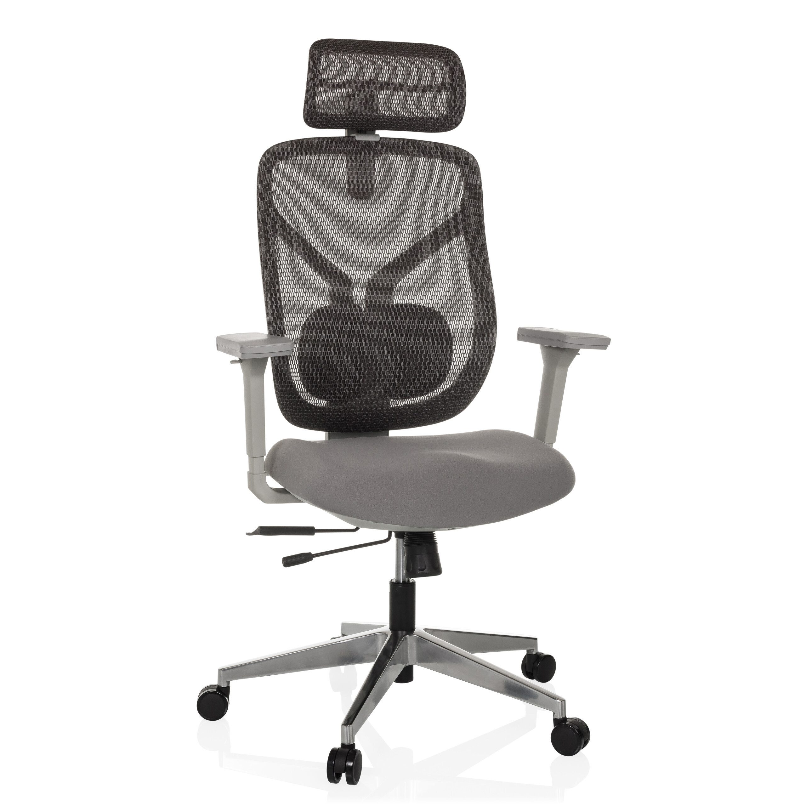 Drehstuhl High End Bürostuhl CASSILIS W Stoff/Netzstoff