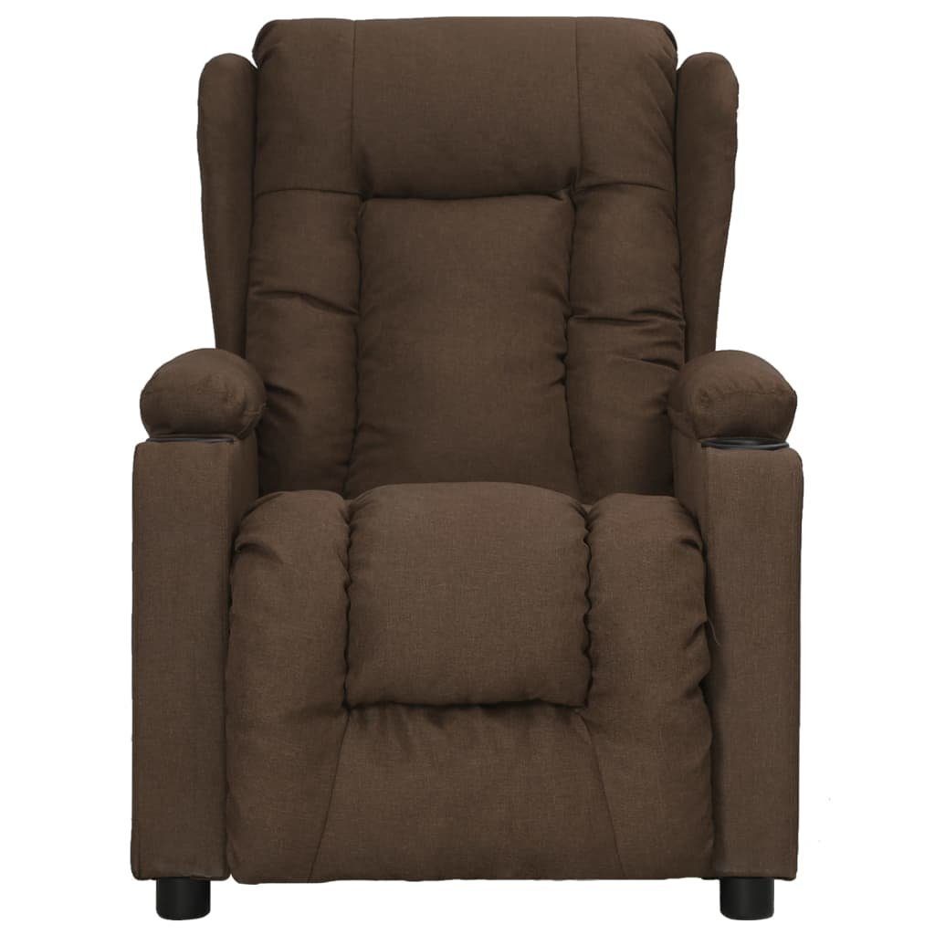 vidaXL Sessel Aufstehsessel Braun Stoff (1-St) günstig online kaufen