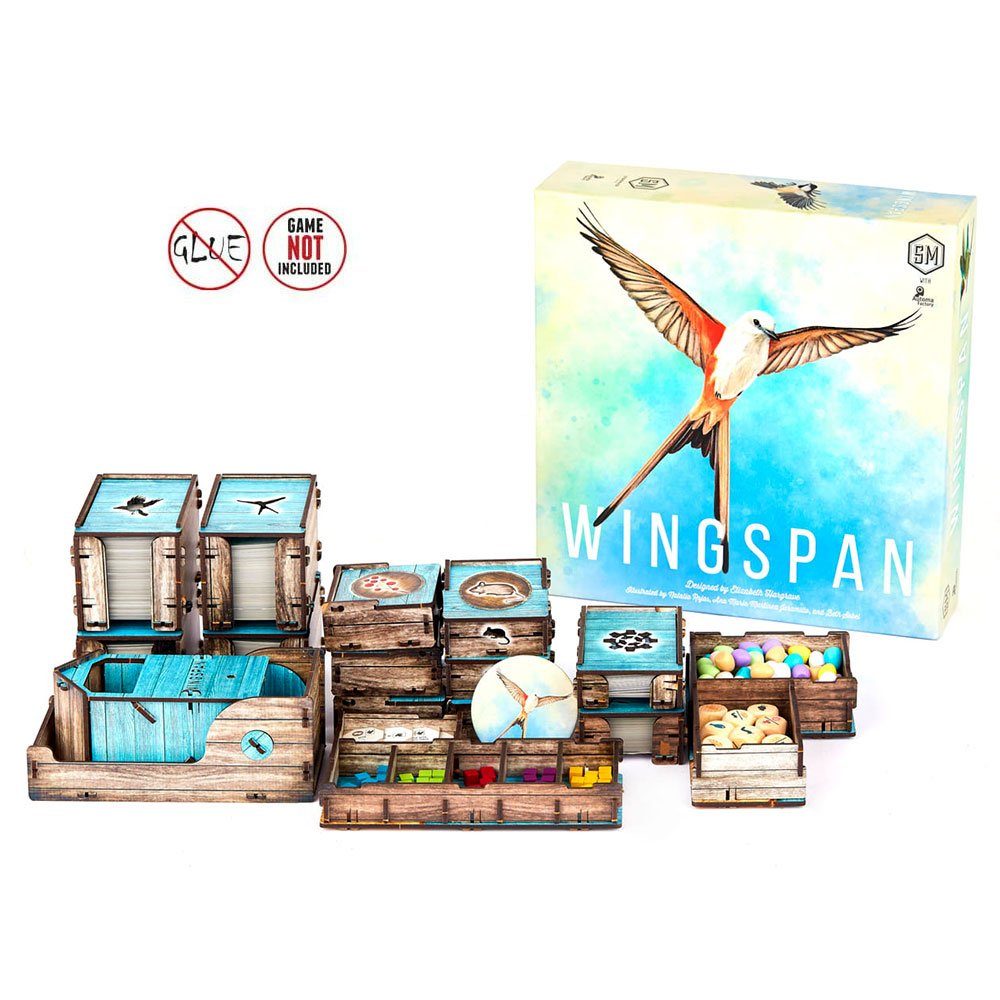 Poland Games Spiel Insert Flügelschlag / Wingspan + Erw. UV-Print