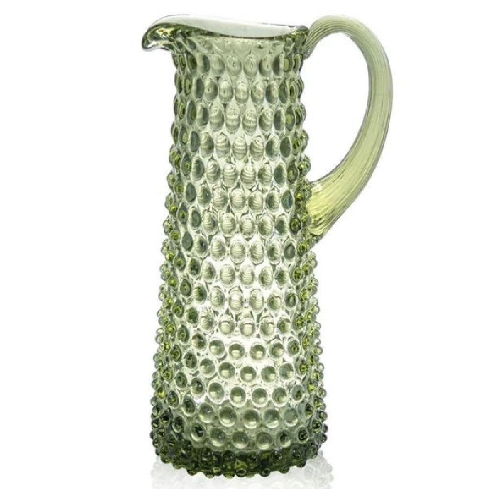 KLIMCHI Karaffe Studio Karaffe Hobnail Tall Olive Green