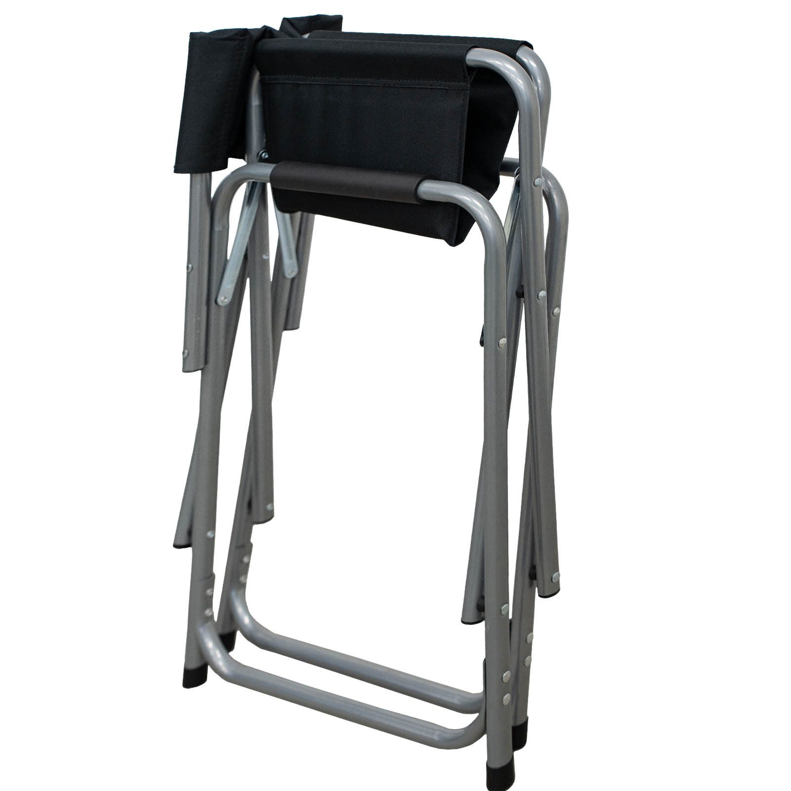 Weber GmbH Klappstuhl Weber #Werkeholics Regiestuhl schwarz (1 St), bis 100kg, XXL Campingstuhl, extra breite Sitzfläche