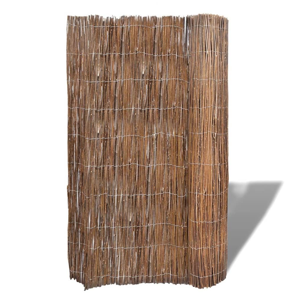 vidaXL Gartenzaun Weidenzaun 300x100 cm, (1-St)