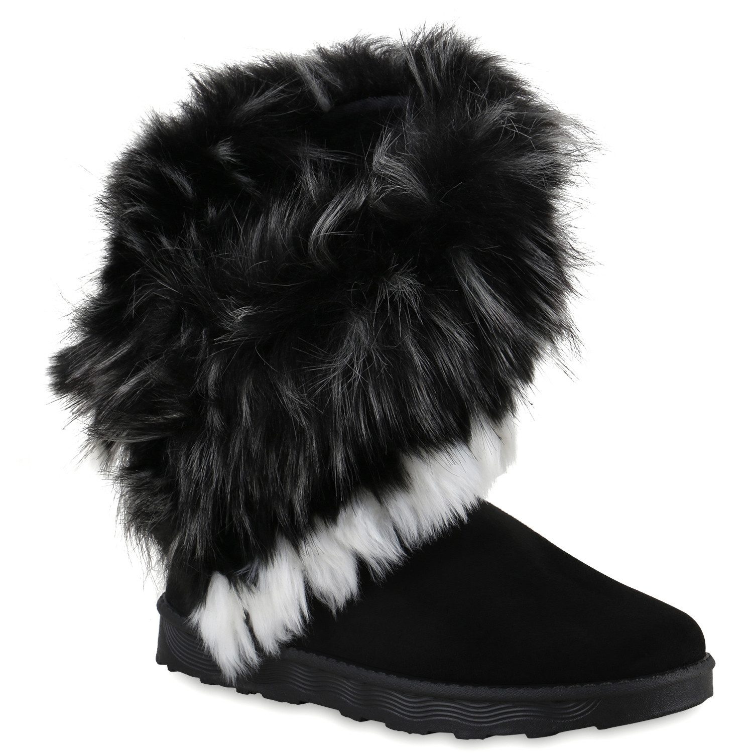 VAN HILL 839604 Winterstiefelette Damen Warm Gefüttert Winter Boots Stiefel günstig online kaufen