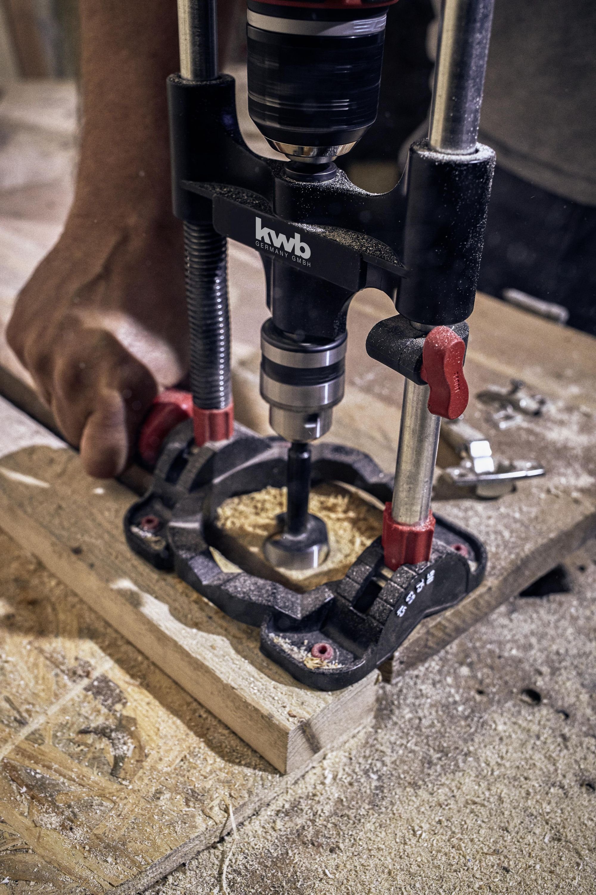 kwb Bohrerleiste, Bohrständer mit Bohrfutter, Sechskant-Antrieb/Mobiler Boh günstig online kaufen