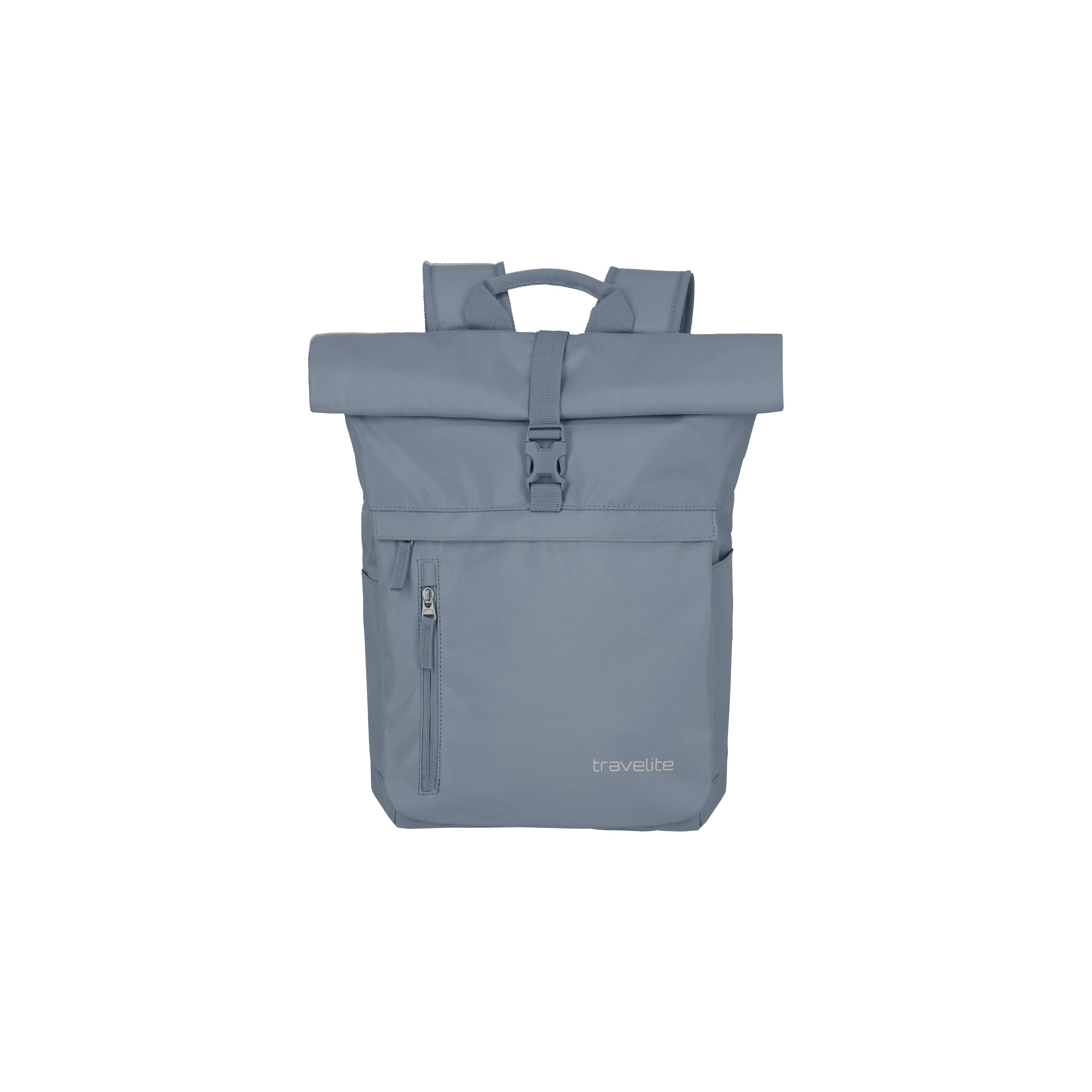 travelite Freizeitrucksack BASICS Rollup Rucksack, mit variablem Rollup-Verschluss