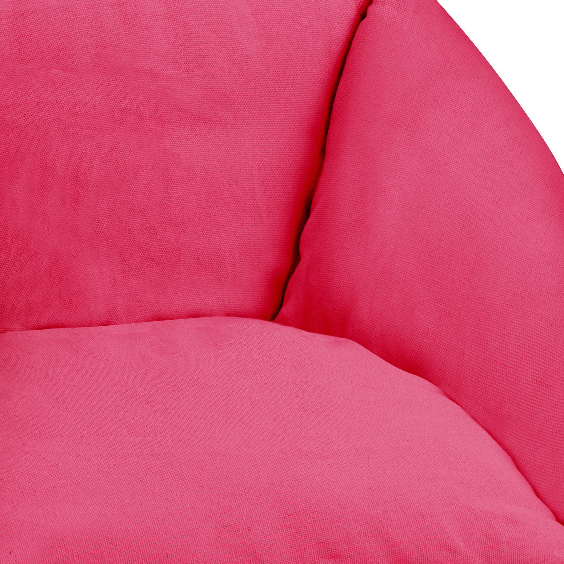 tectake Hängesessel Samira, abnehmbare Sitzkissen pink | pink