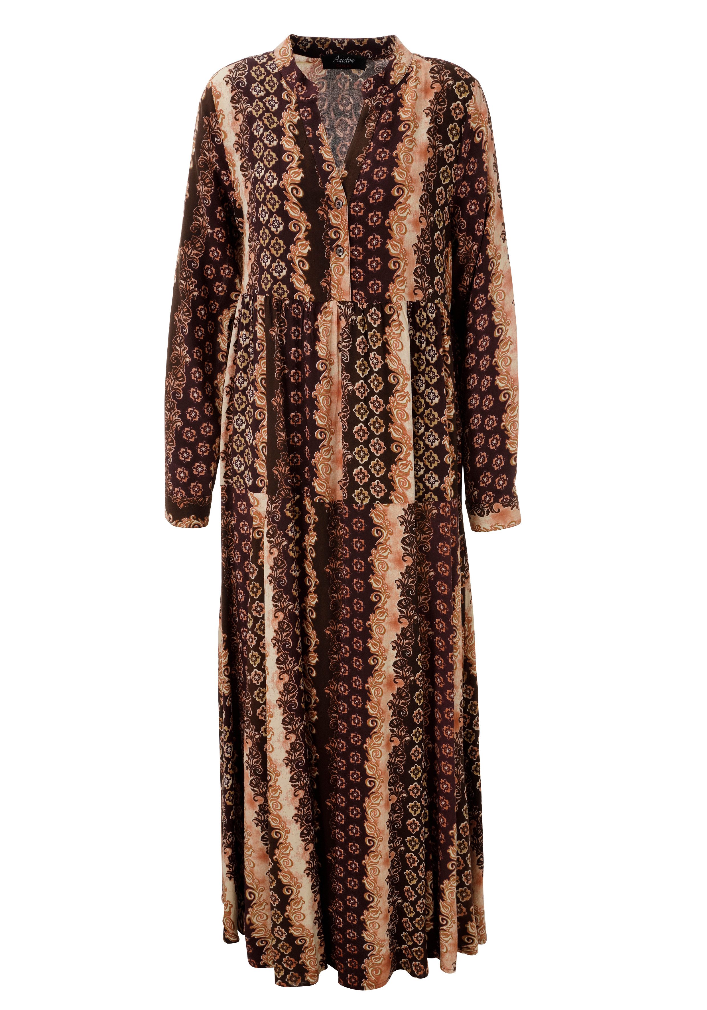 Aniston CASUAL Maxikleid im fantasievollen Muster-Mix - jedes Teil ein Unikat - NEUE KOLLEKTION – Bild 5 von 5