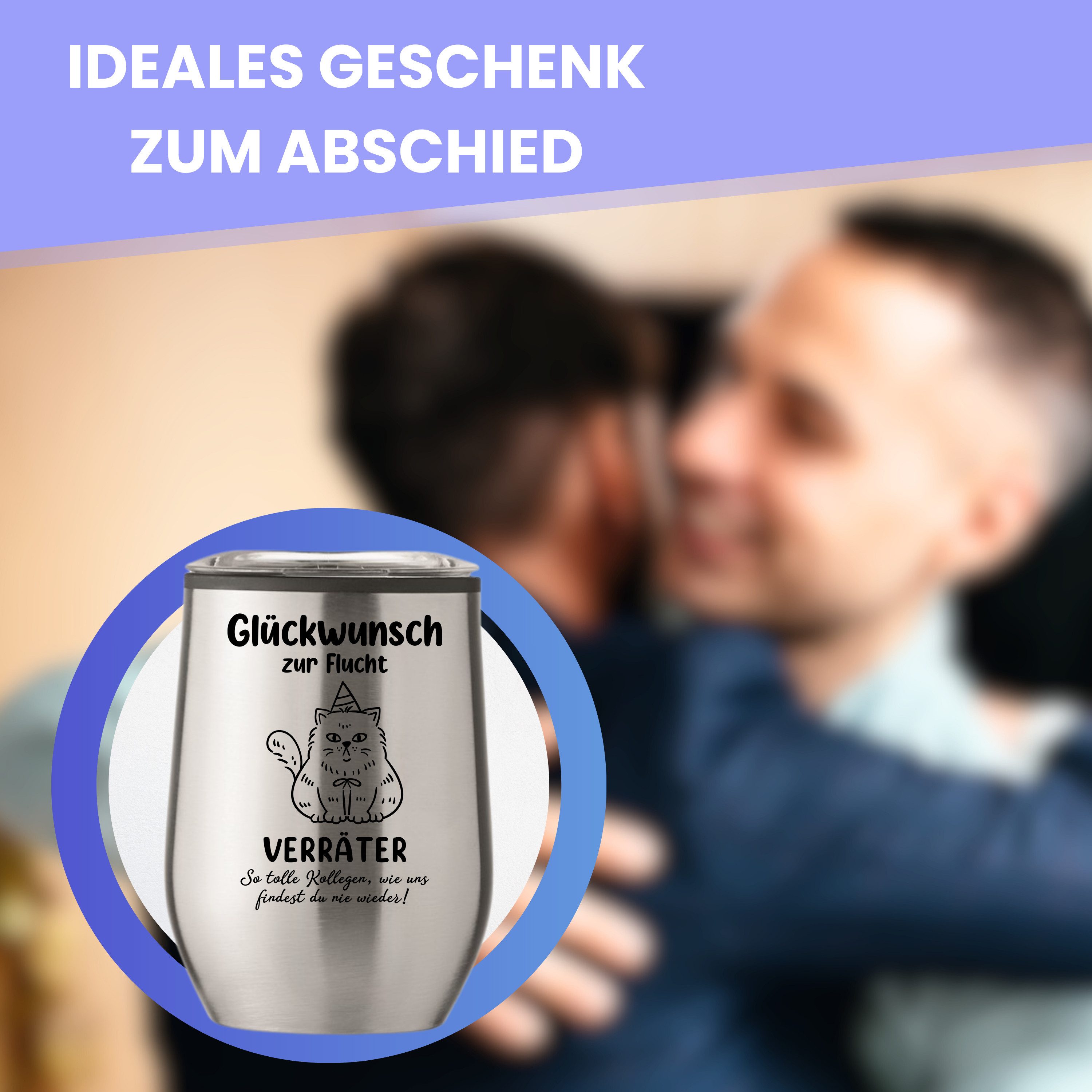 Lasernauten Becher Becher mit Gravur Abschied Kollegin Kollege Geschenk Verabschiedung, mit Gravur – Bild 5 von 5