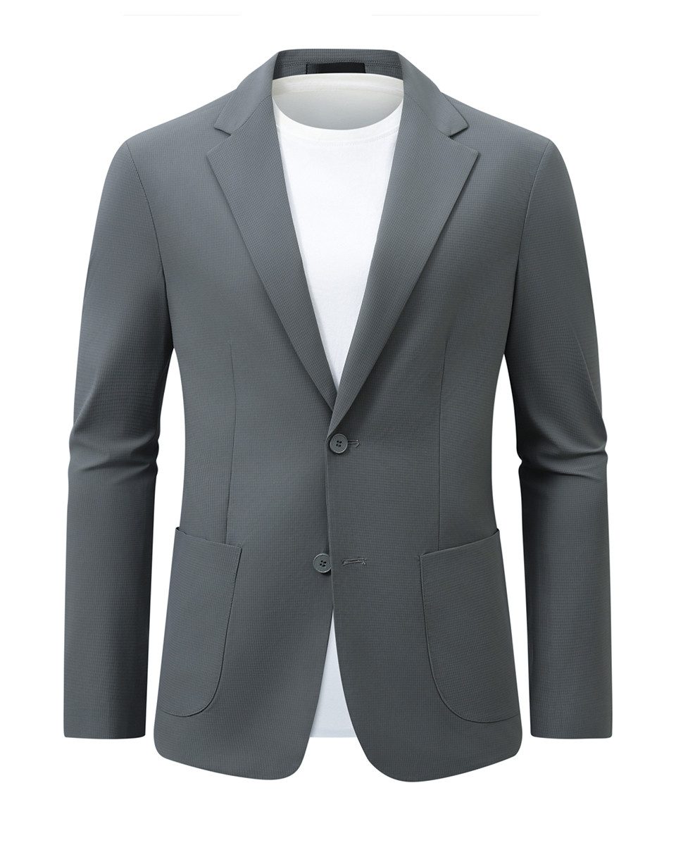 Allthemen Anzugsakko Anzugsakko Herren 2-Knopf Business Sakko Regular-Fit
