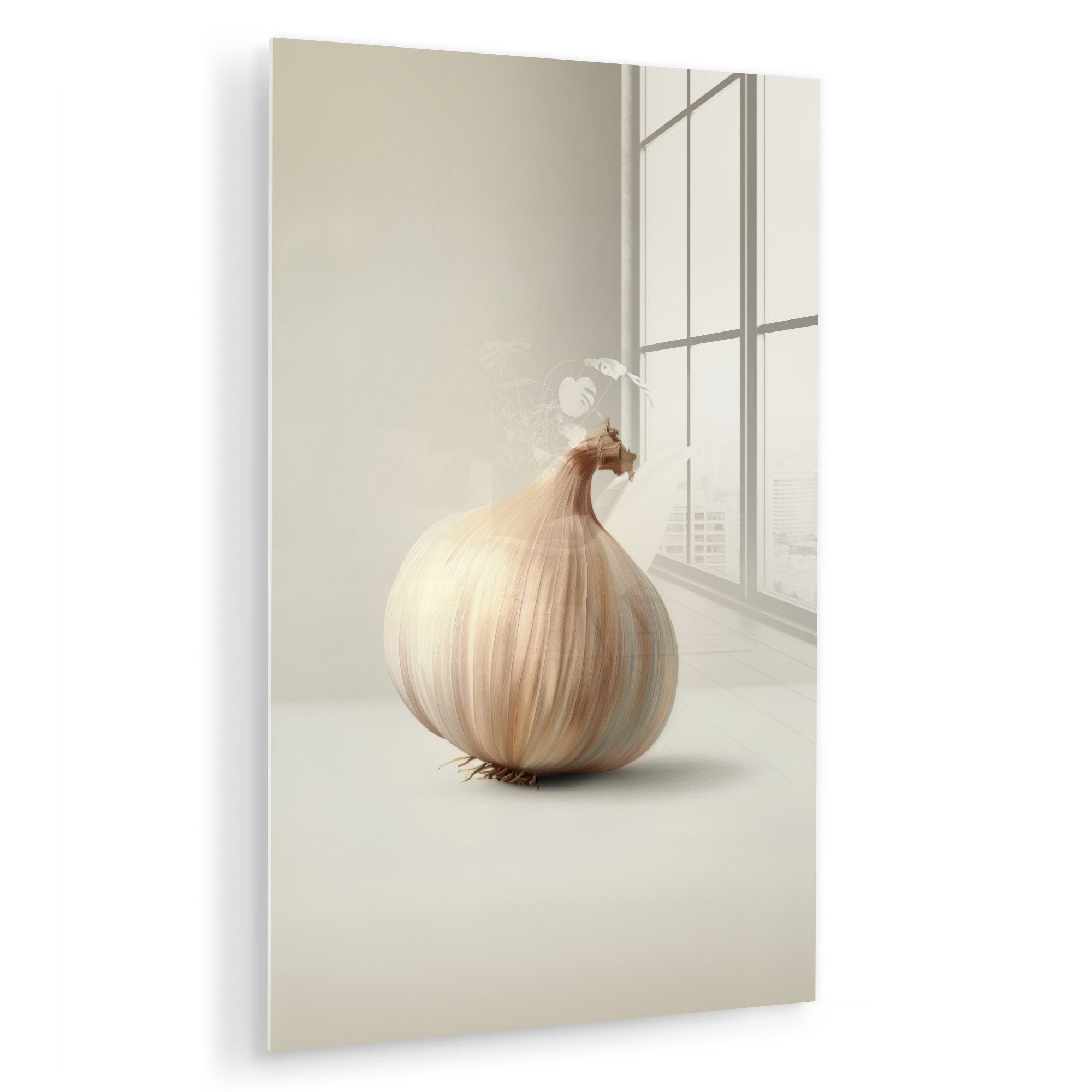 MuchoWow Acrylglasbild Knoblauch - Natürlich - günstig online kaufen