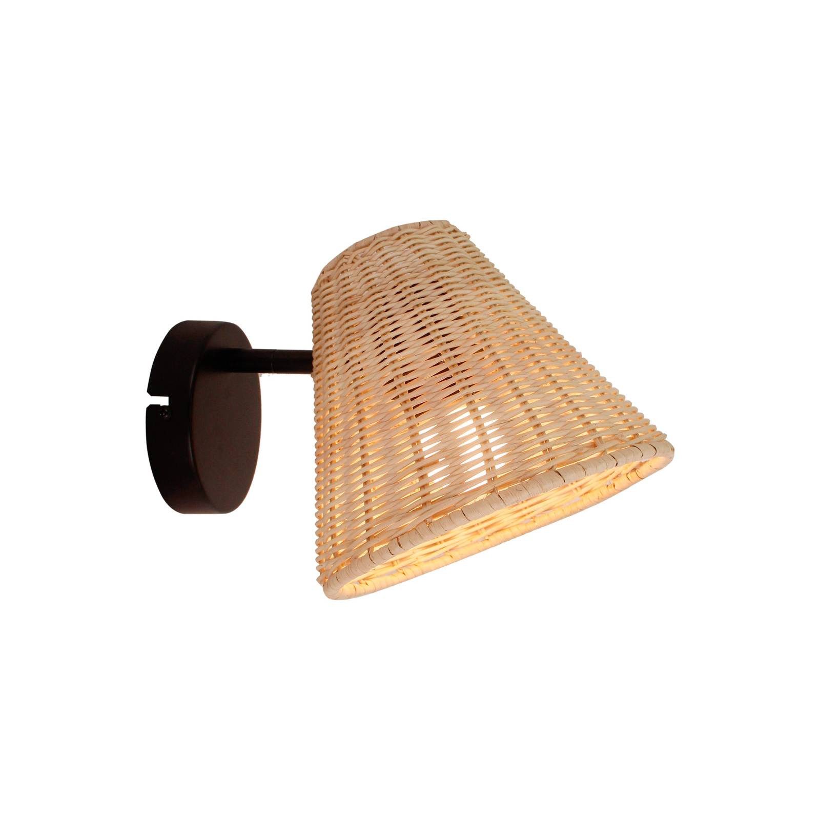 Lindby Wandleuchte Zyralia, Holz IP20, 1 günstig online kaufen