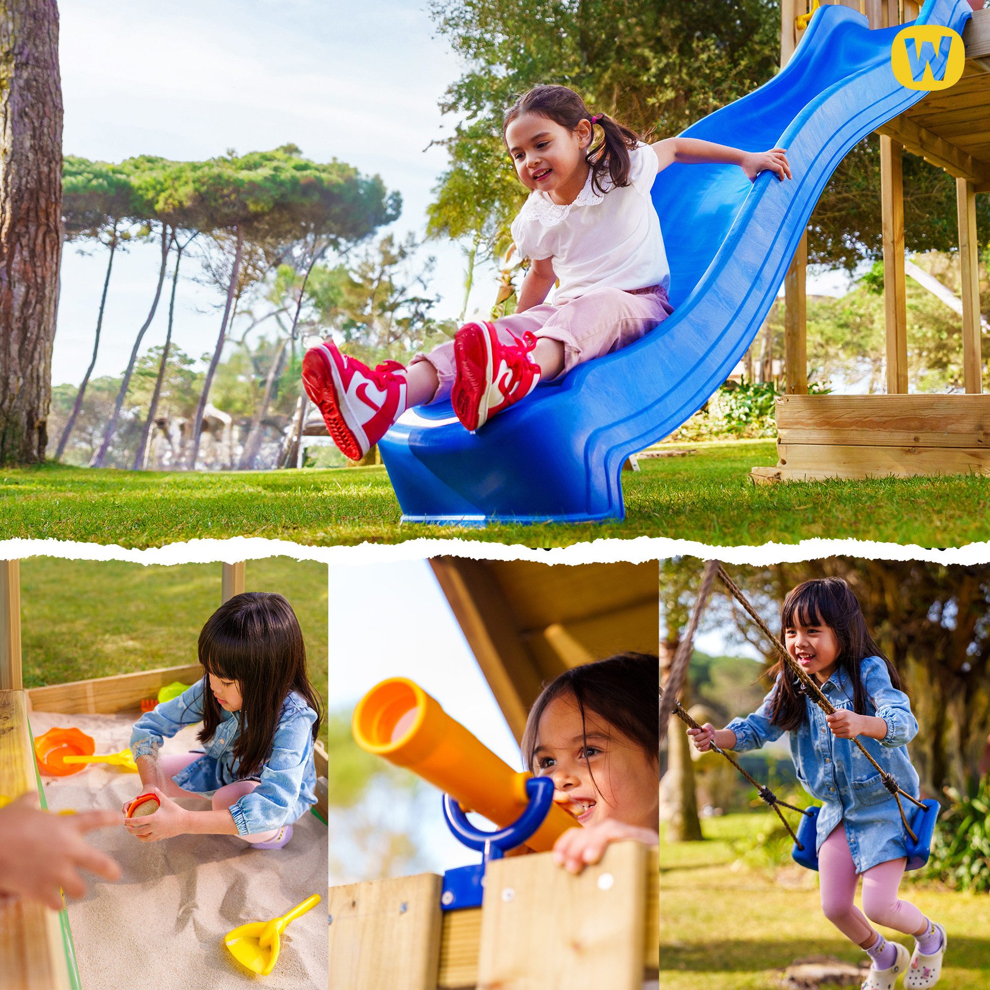 Wickey Spielturm-Spielzeugset Lenkrad – Für kleine Kapitäne & Rennfahrer fü günstig online kaufen