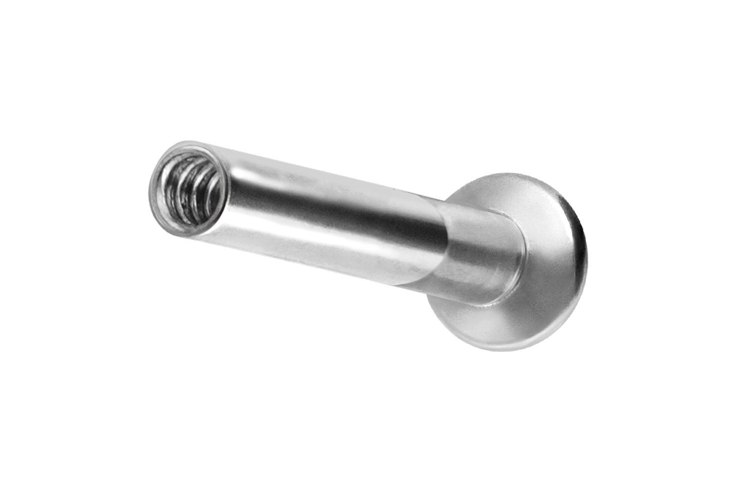 PIERCINGLINE Piercing-Set Titan Triple Piercing Mini Labret mit Innengewinde ohne Kugel (Labrets, 1-tlg)