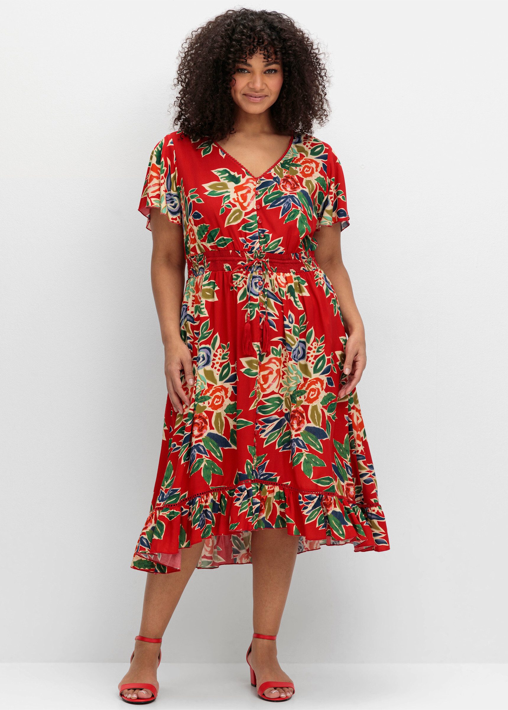 sheego by Joe Browns Etuikleid Blumenkleid günstig online kaufen