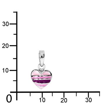 OSTSEE-SCHMUCK Kettenanhänger - kleines Herz - Silber 925/000 -, (1-tlg)