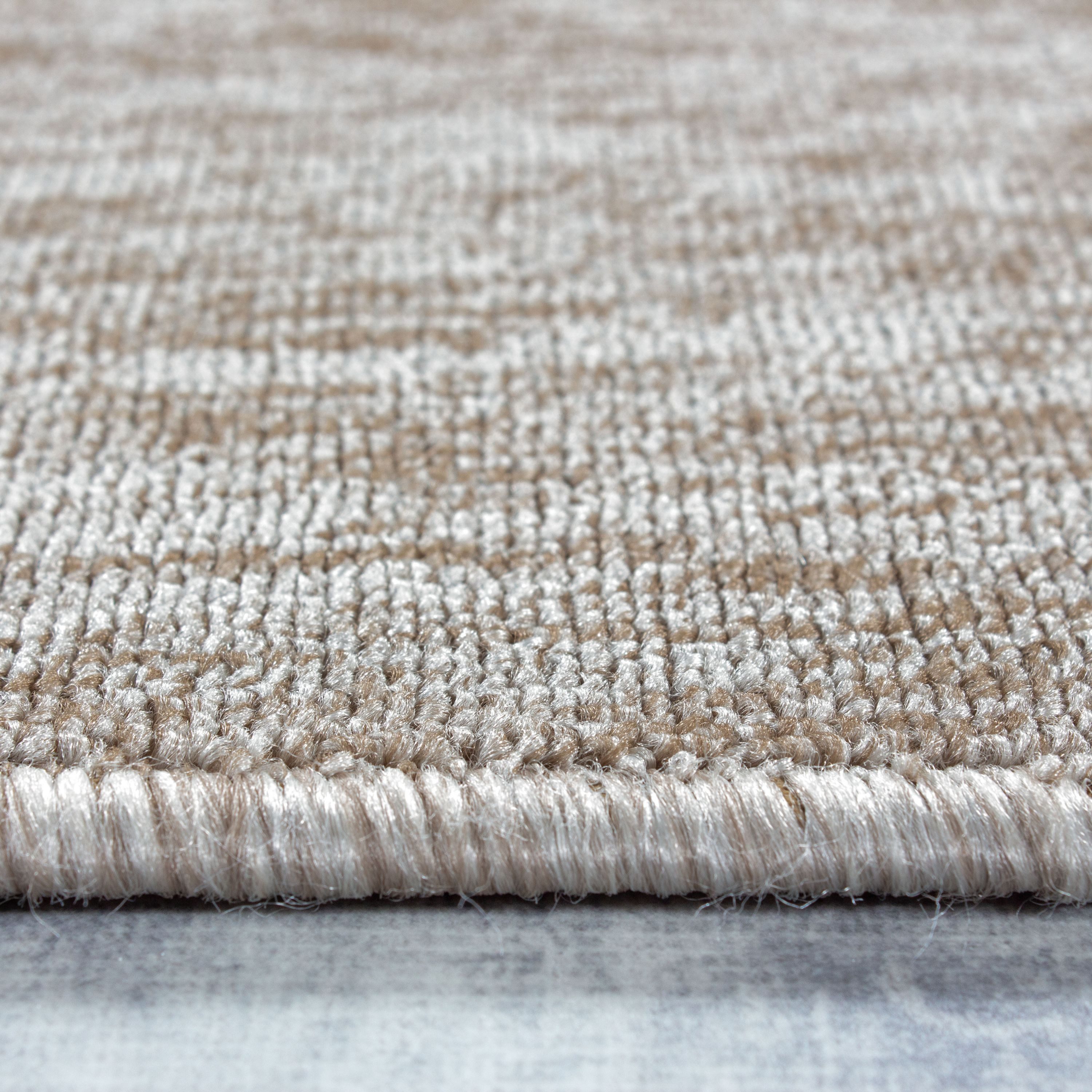 Carpettex Kurzflor-Bettumrandung Unicolor - Einfarbig, Höhe 7 mm, (Bett-Set, 3-tlg., Bettvorlage), Schlafzimmer Teppich Bettumrandung Läufer Set 3 teilig – Bild 4 von 5