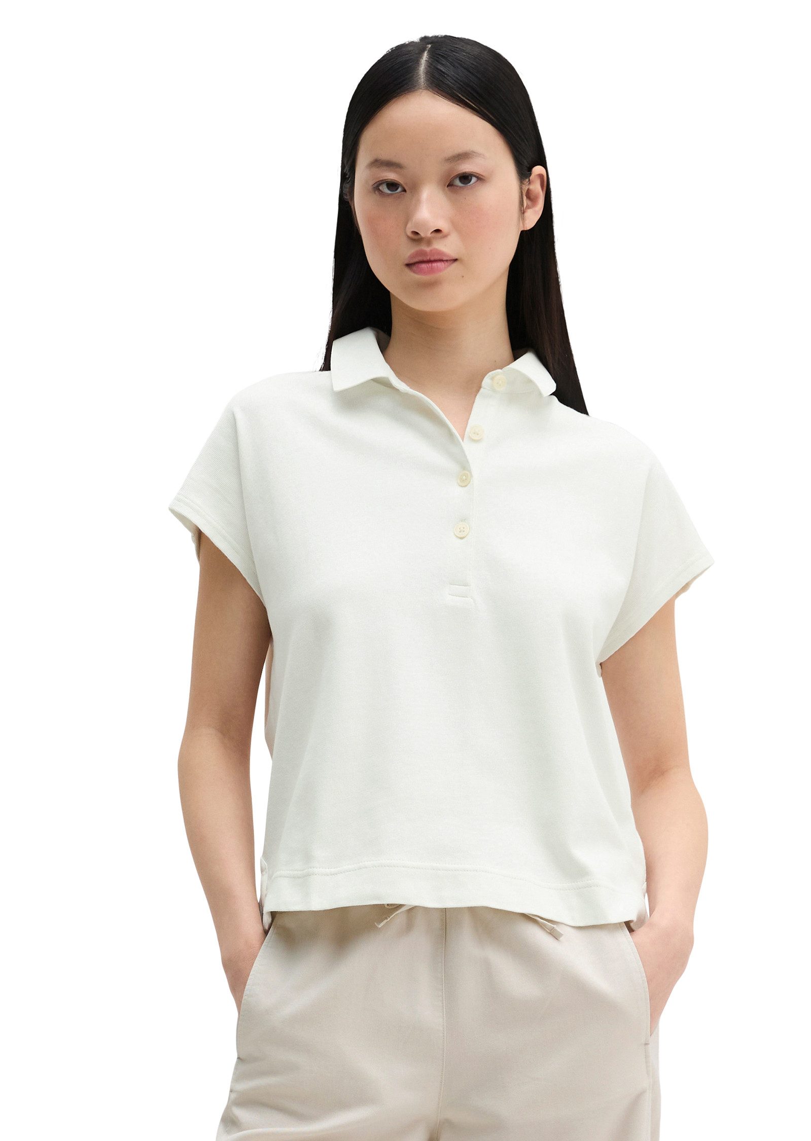 Marc O'Polo Poloshirt oversized, aus leichtem Jersey