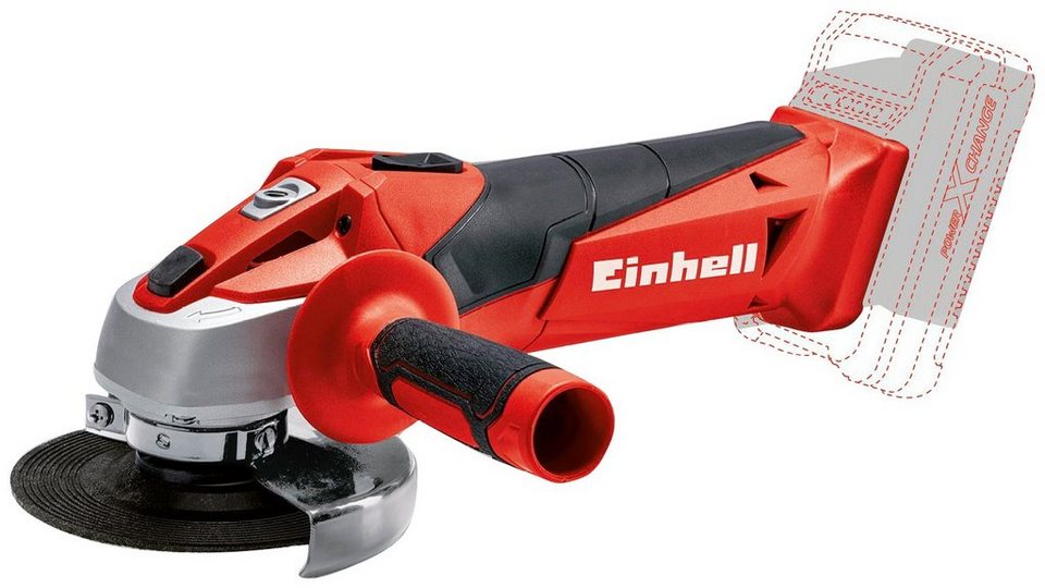 Einhell Akku-Winkelschleifer TC-AG 18/115 Li-Solo, max. 8500 U/min, Power  X-Change, 115 mm, ohne Akku und Ladegerät