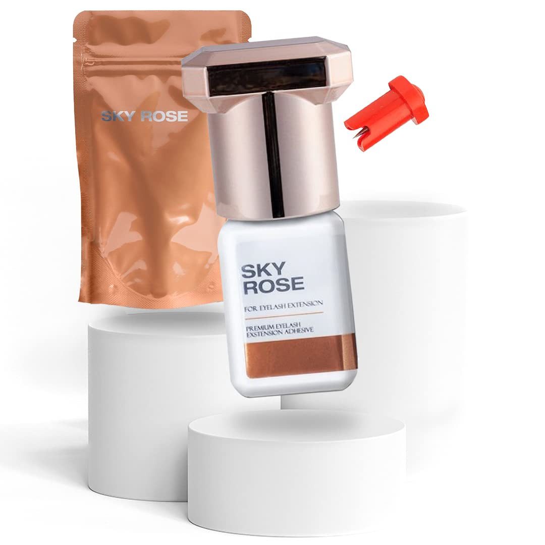 Sky Glue Wimpernkleber Sky Glue Rose für Wimpernverlängerung Wimpern Lashes 5ml
