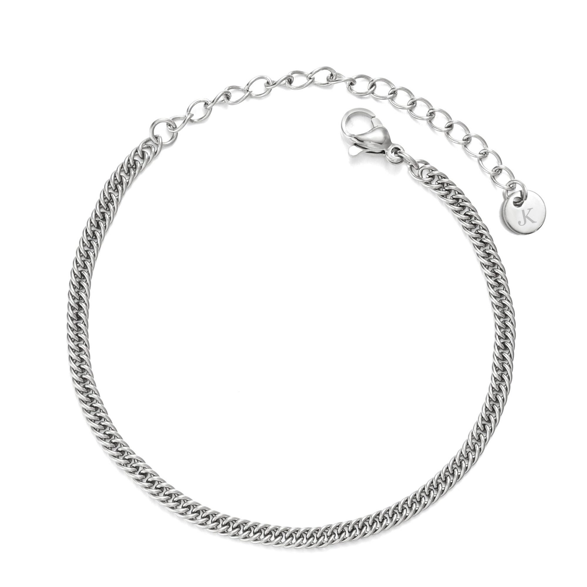 Kim Johanson Armband Paola (1-tlg), Edelstahl, verstellbar, zeitlos & minimalistisch