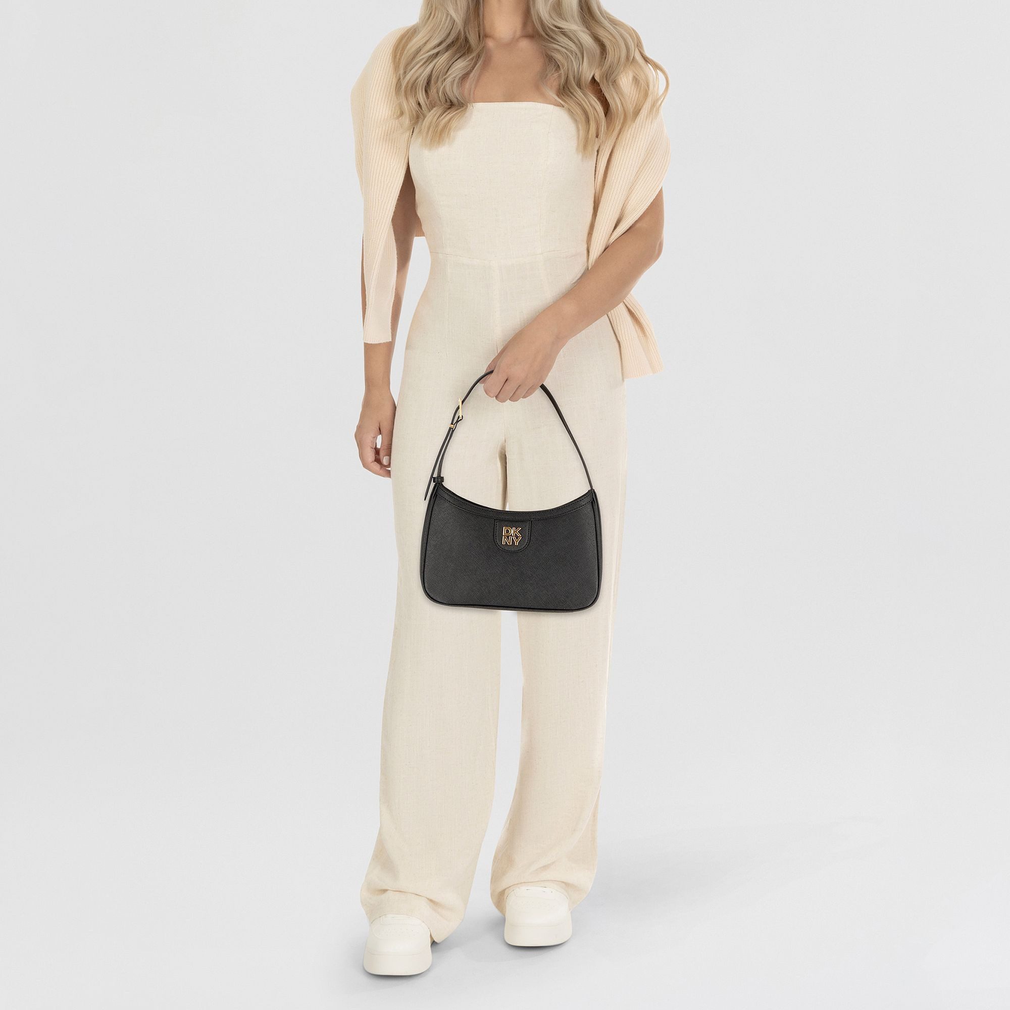 DKNY Schultertasche Carol, Leder