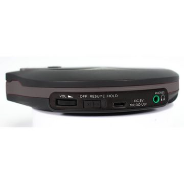 Aiwa »PCD-810BK tragbarer CD/CD-R/MP3 Spieler, mit Earphones und Tasche, ESP« tragbarer CD-Player