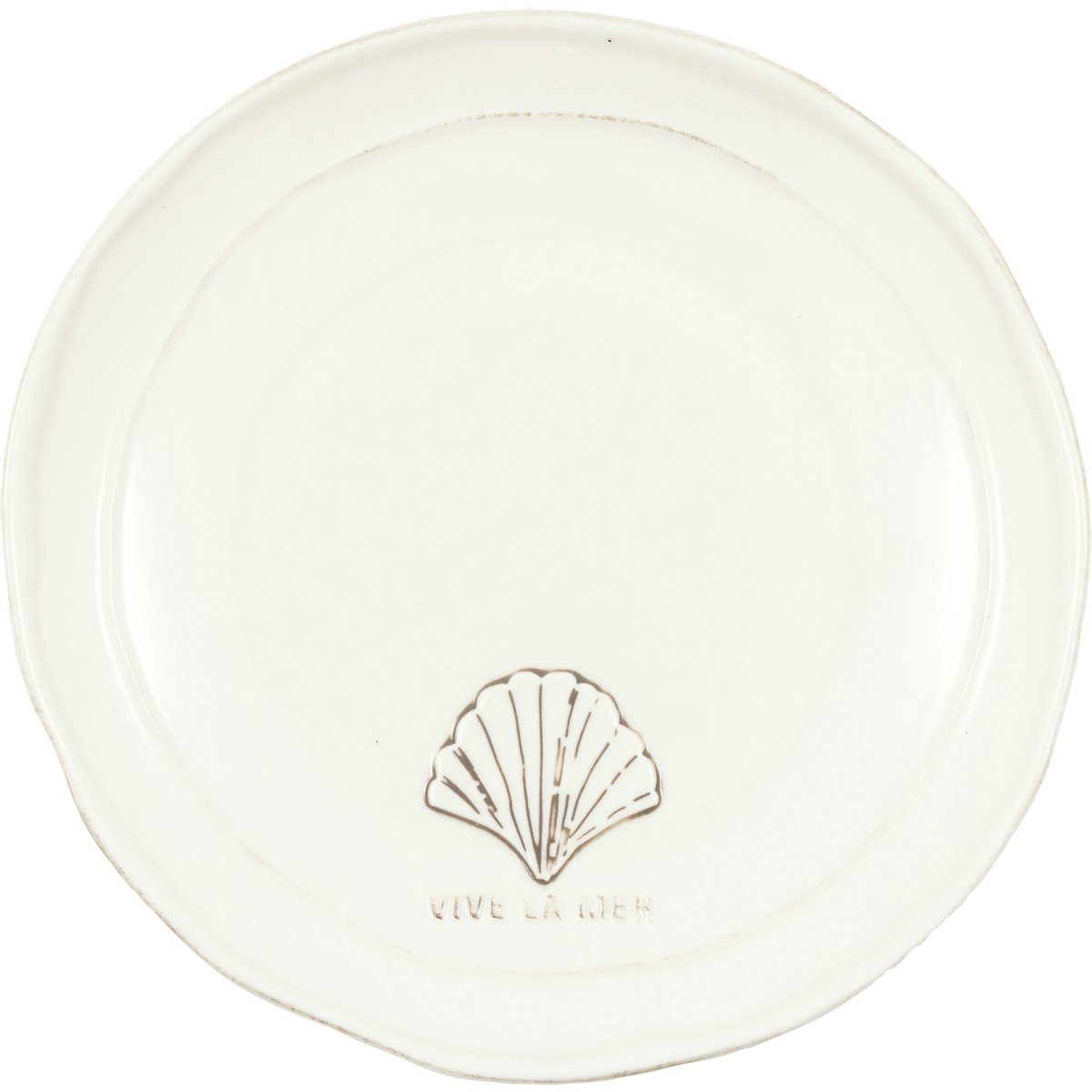 Greengate Frühstücksteller Vive la mer Frühstücksteller white 20cm