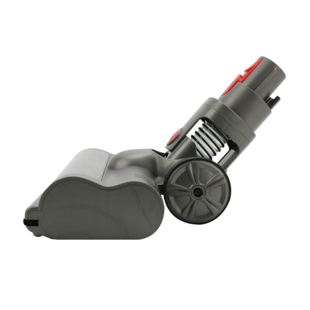 Trade-Shop Turbodüse Softroller Bodendüse passend für Dyson V7 V8 V10 V11 V15 SV10 SV12, Zubehör für Dyson 966489-08, 966489-11, 966489-04, 966489-12, 966489-15, motorisiert, LED an der Vorderseite, Drehkippgelenk, Gummi-Laufrollen