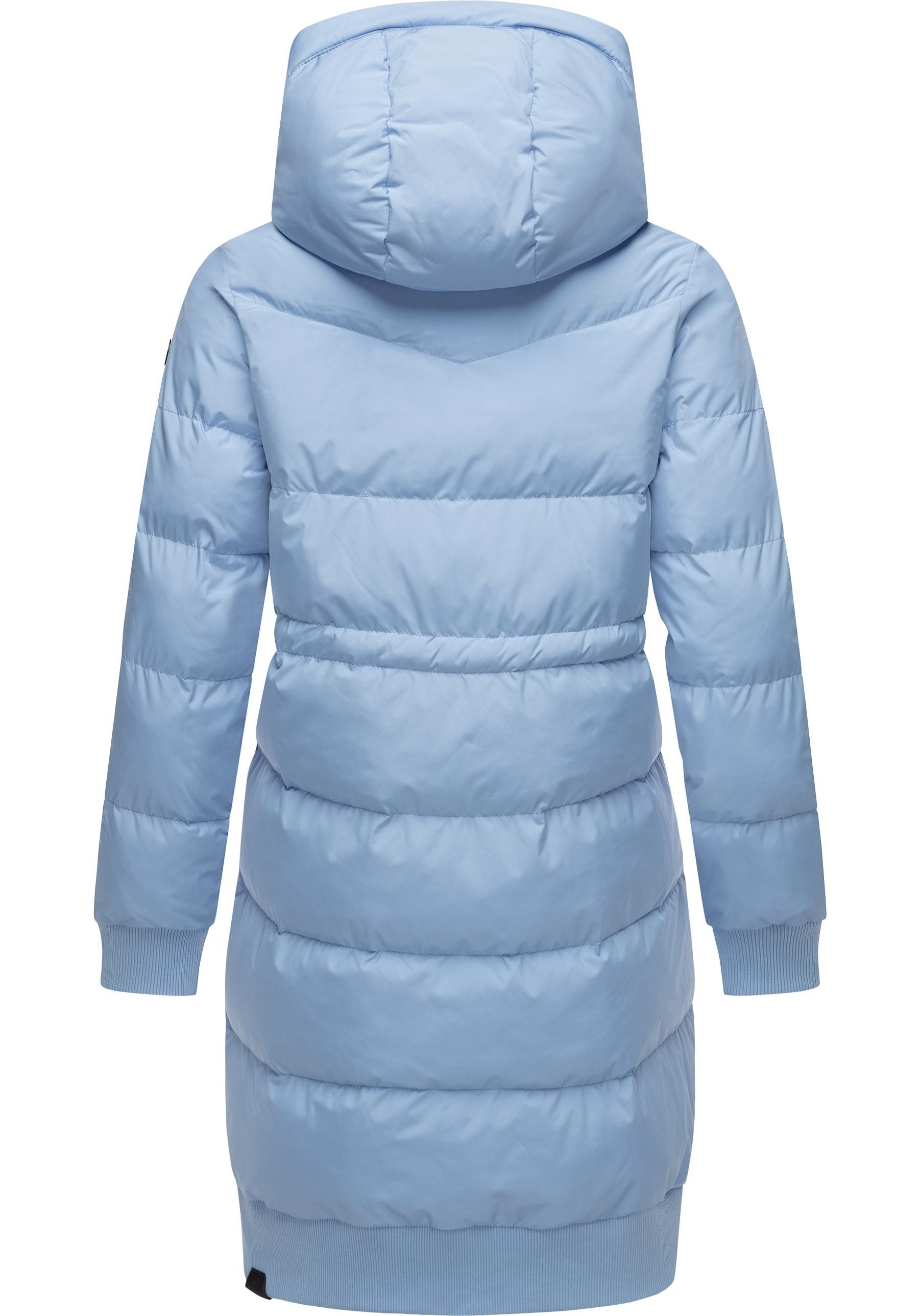 Ragwear Steppmantel Briosh Wasserdichter Damen Wintermantel mit Kapuze