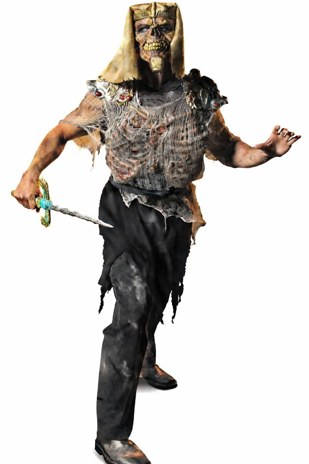 Kostüm Pharao Zombie Kostüm „Lord Ramses“ – Horror Pharao in Universalgröße