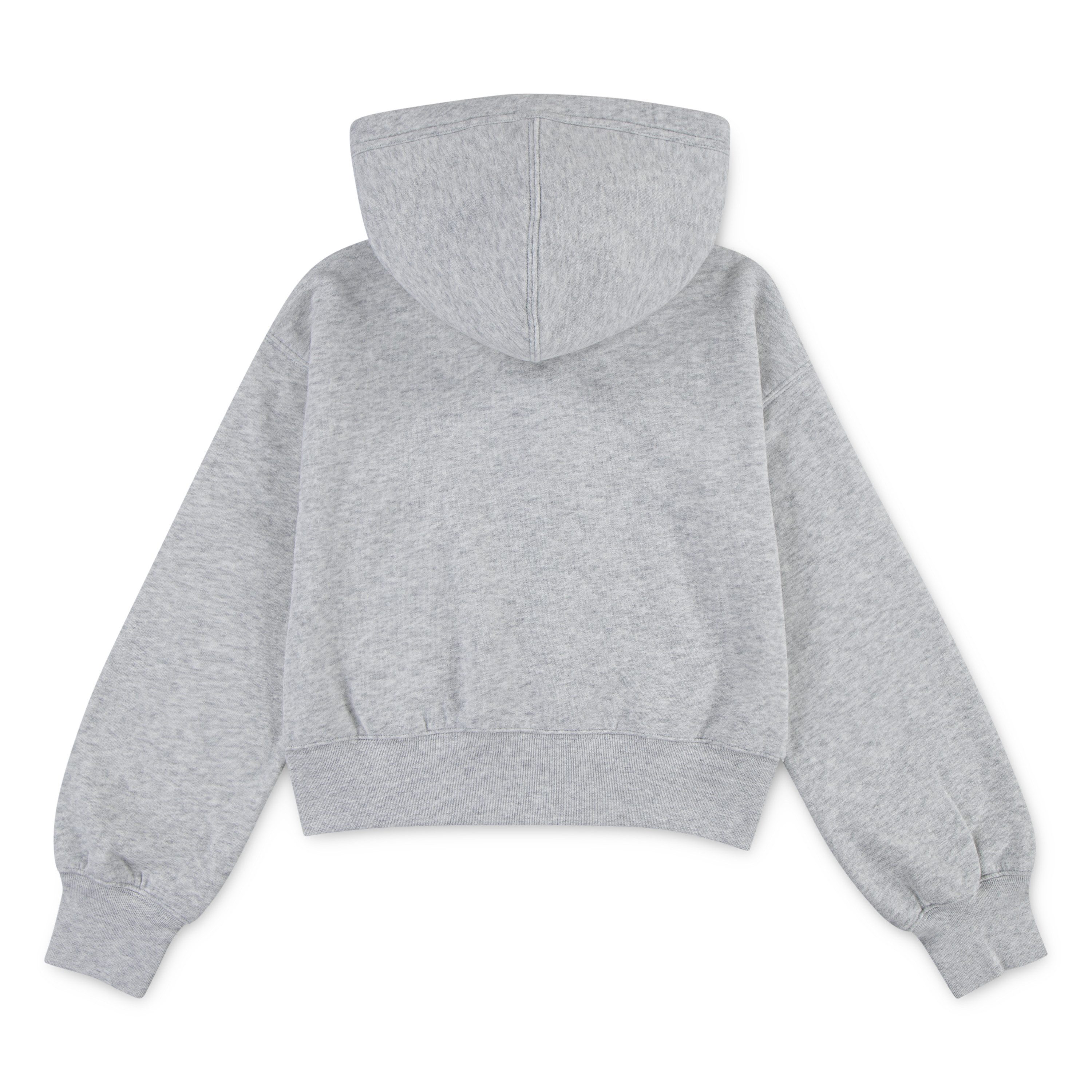 Abercrombie Kids Kapuzensweatjacke AFG ESSENTIAL FULL ZIP kurz, mit Logo-Stickerei, for girls