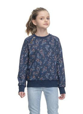 Ragwear Sweater Darinka Flowers stylisches Mädchen Sweatshirt mit Blumenmuster