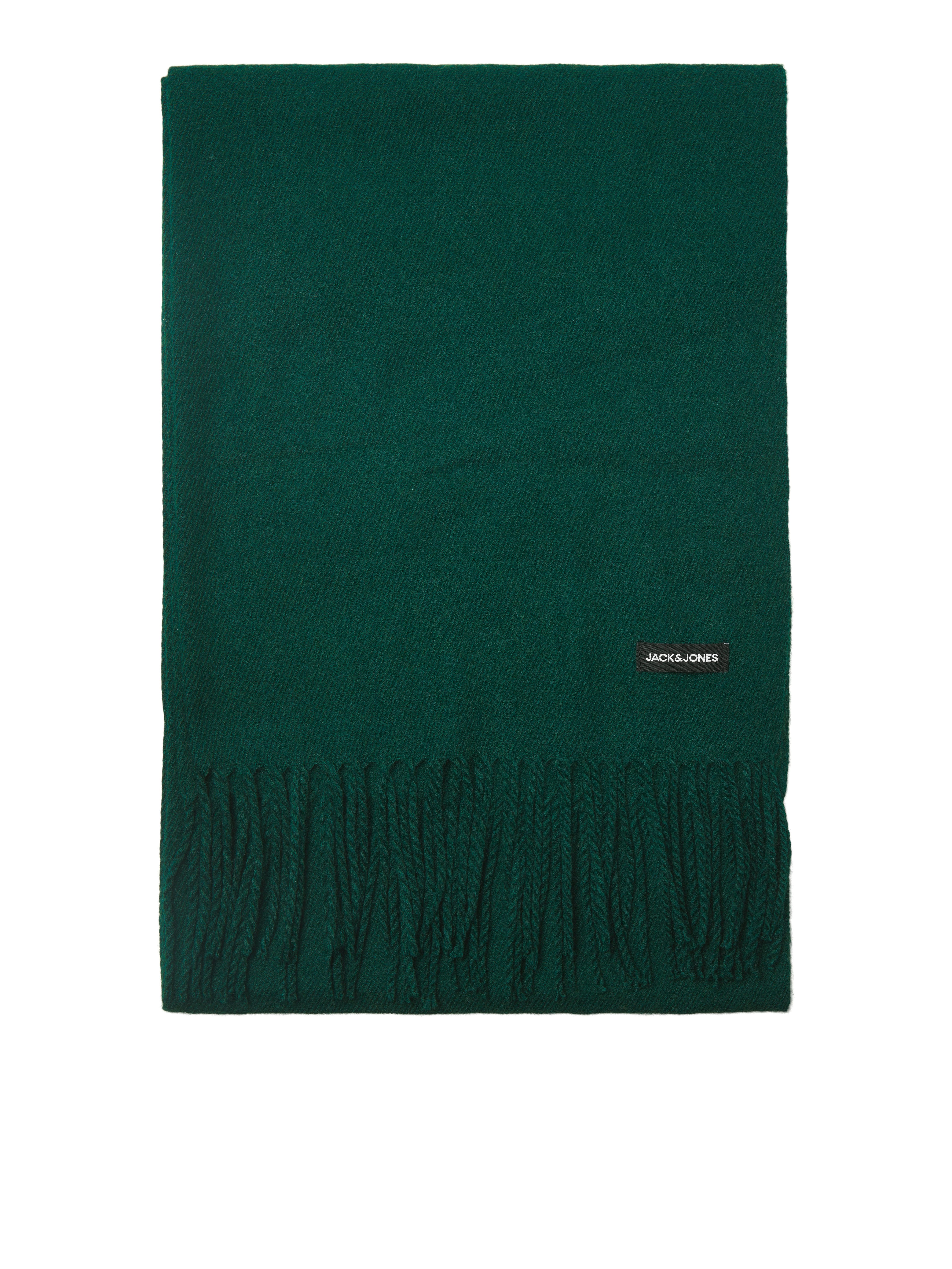 Jack & Jones Strickschal JACSOLID WOVEN SCARF NOOS, Kunstfaser, mit Fransen – Bild 3 von 5