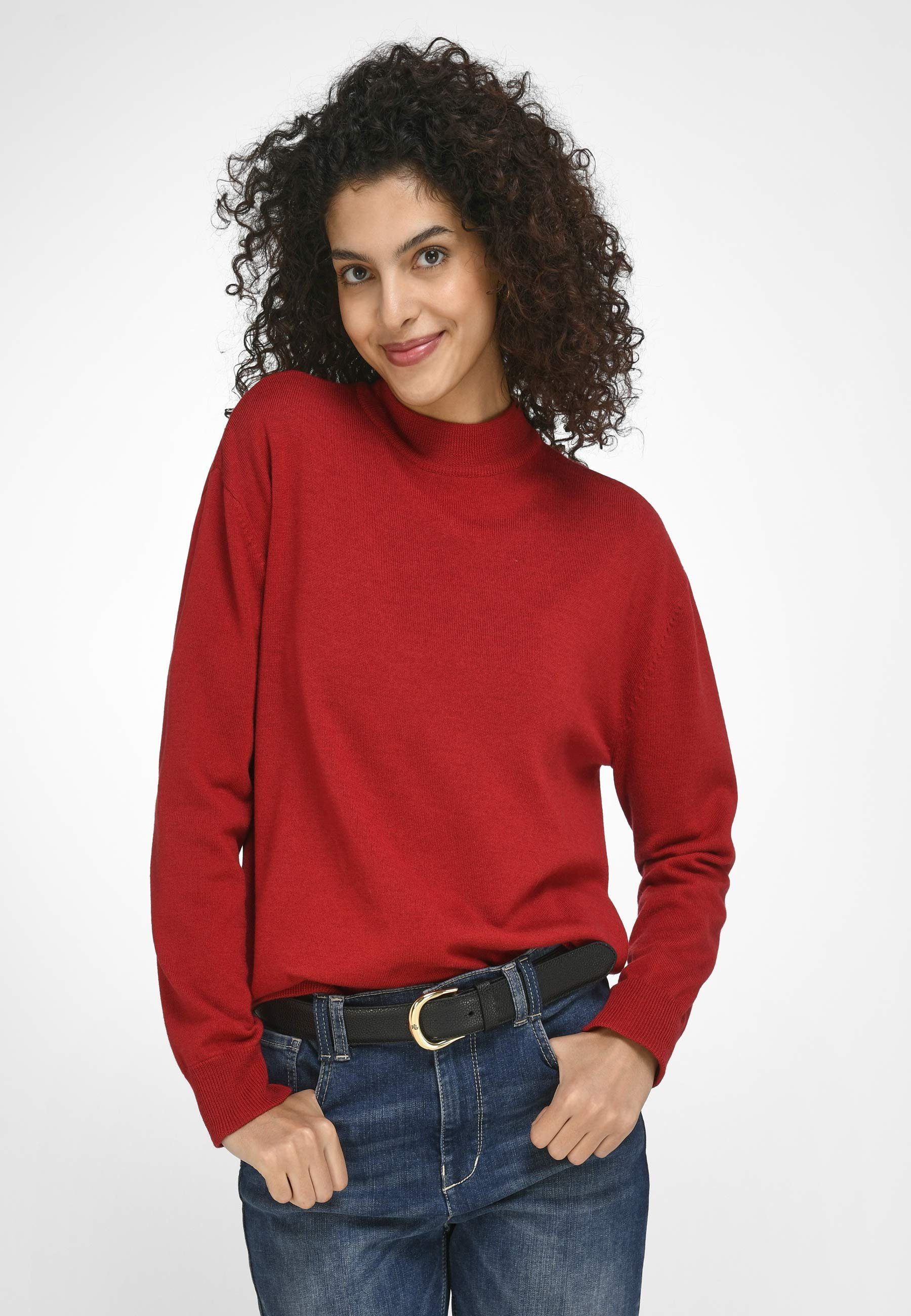 new Peter Hahn ROT wool Strickpullover