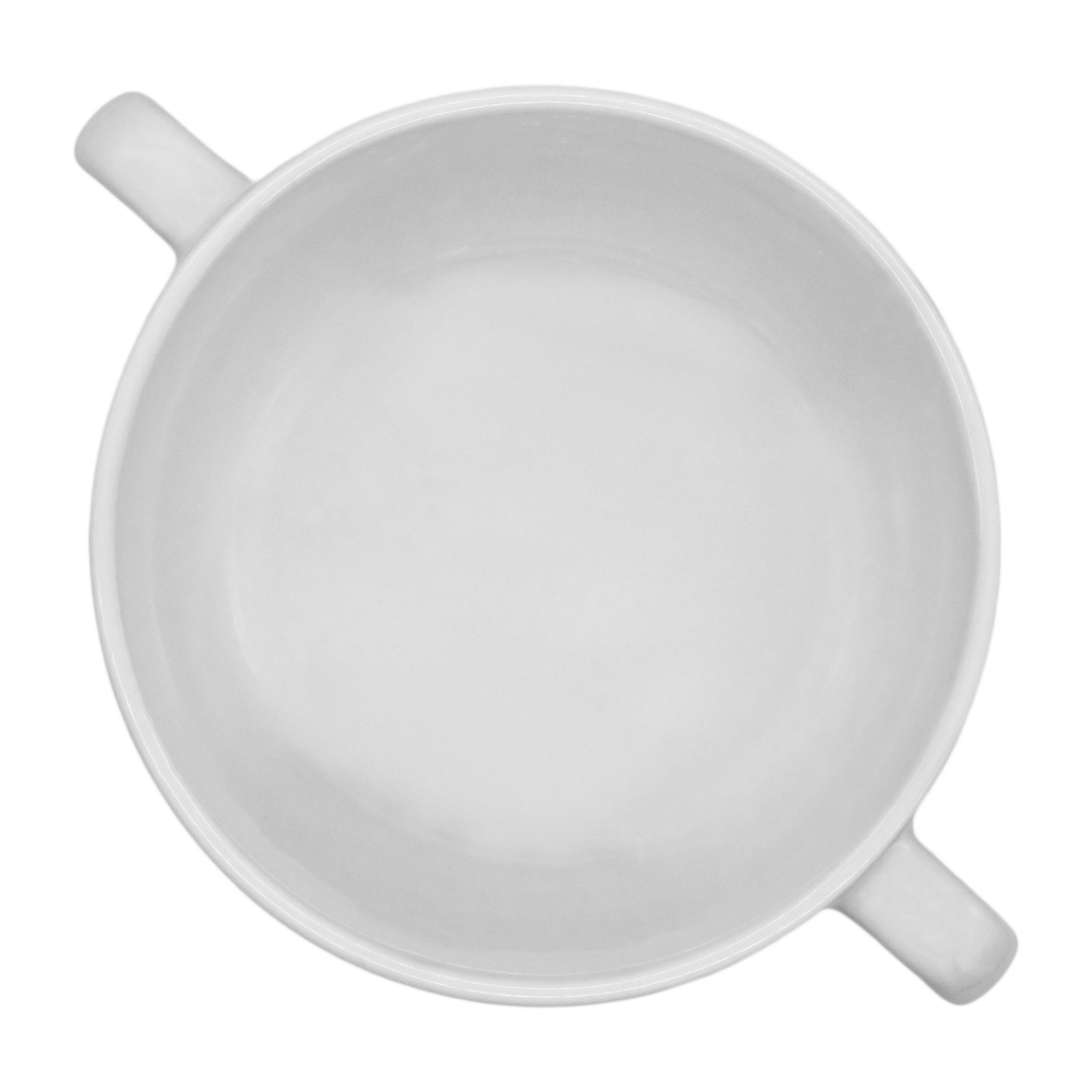 Spetebo Geschirr-Set Feinkeramik Suppentasse 200 ml weiß mit Henkel - 6er Set (1-tlg), 6 Personen, Feinkeramik, Lebensmittelecht und Spülmaschinenfest – Bild 4 von 5