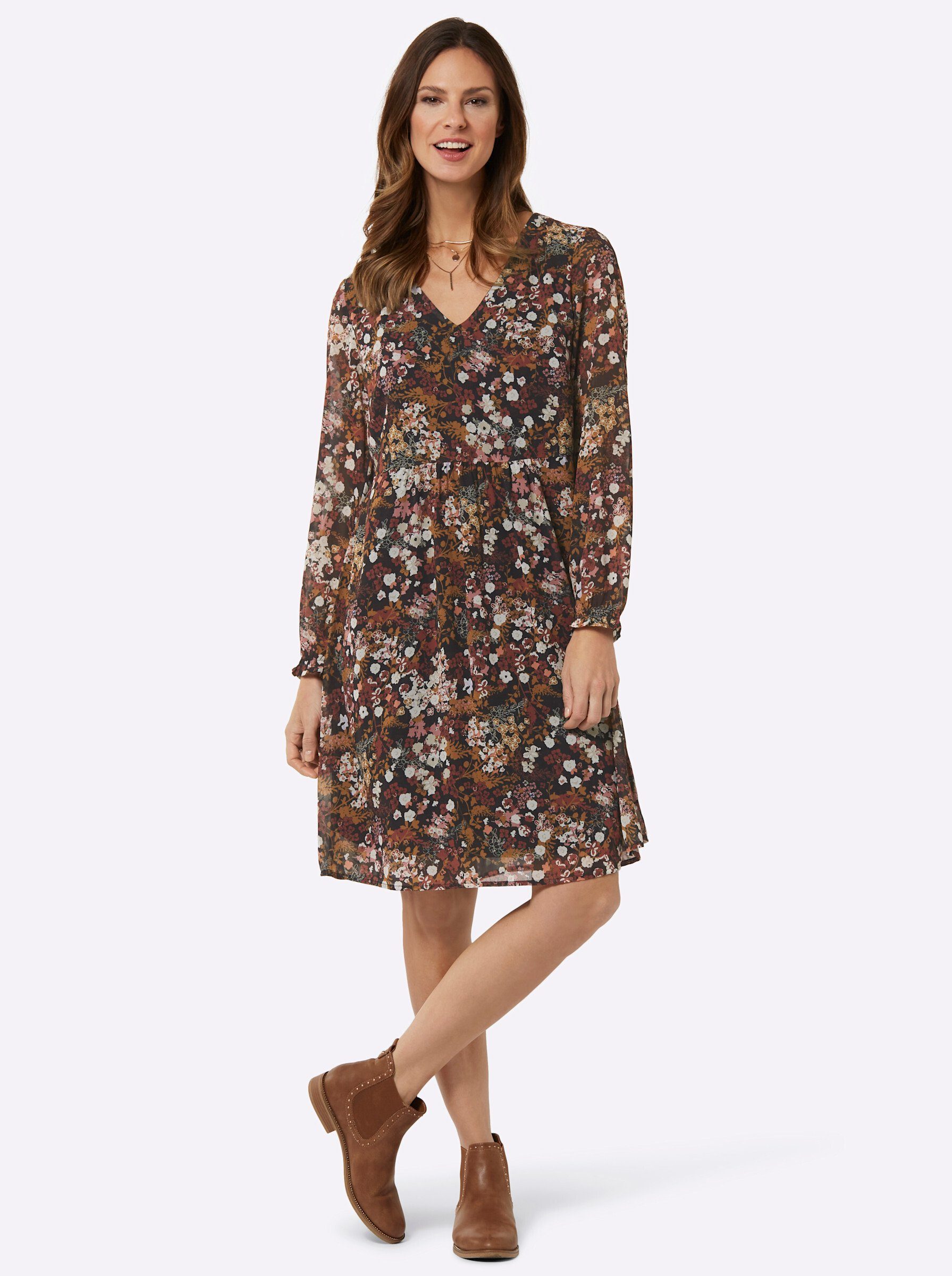 Etuikleid Druckkleid