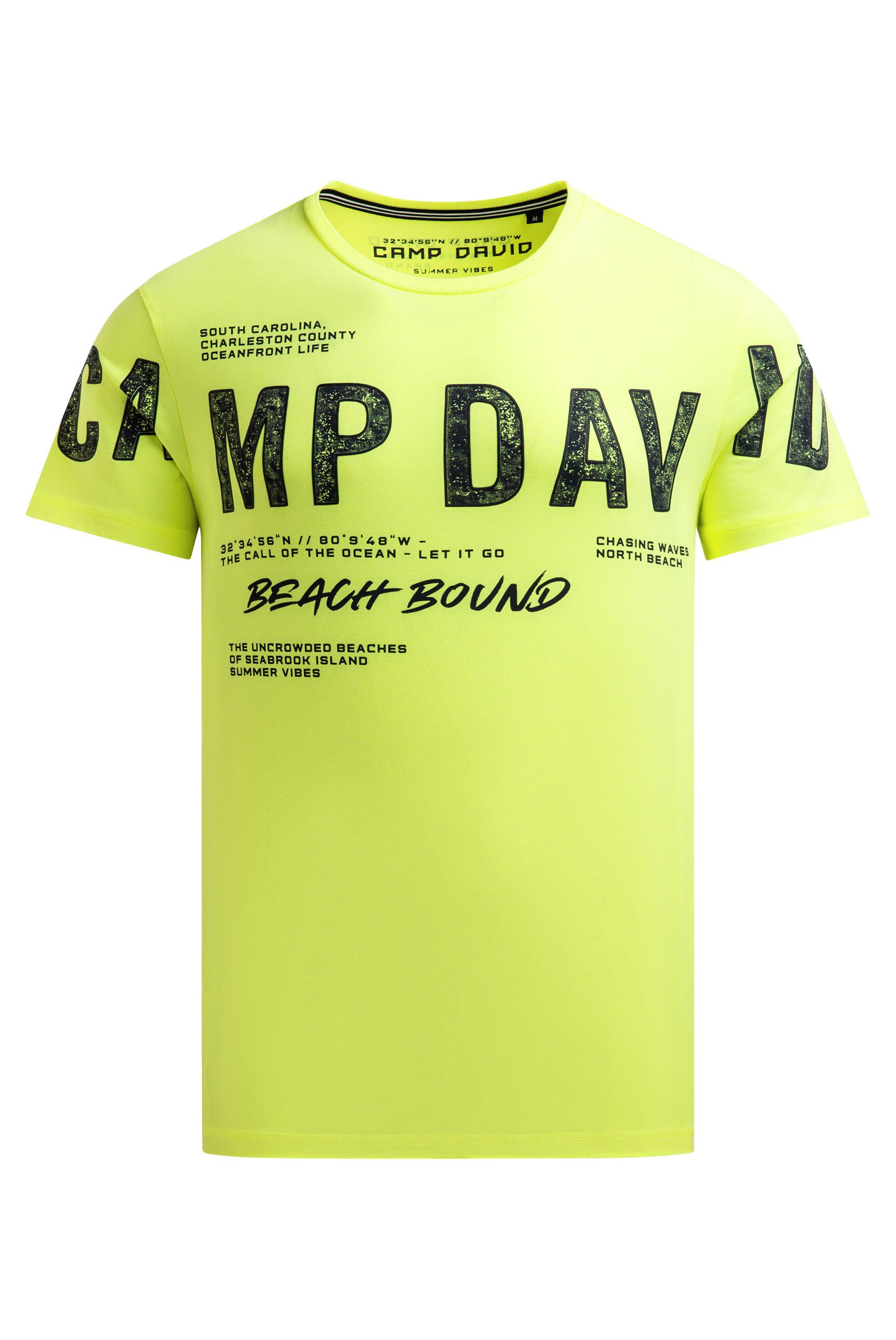 CAMP DAVID Rundhalsshirt mit Baumwolle günstig online kaufen